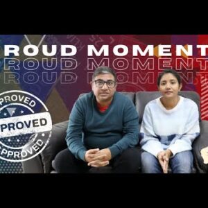 Proud Moments with Mrs Tiyasha and Mr Kanish at Auzworld Migration - Testimonial